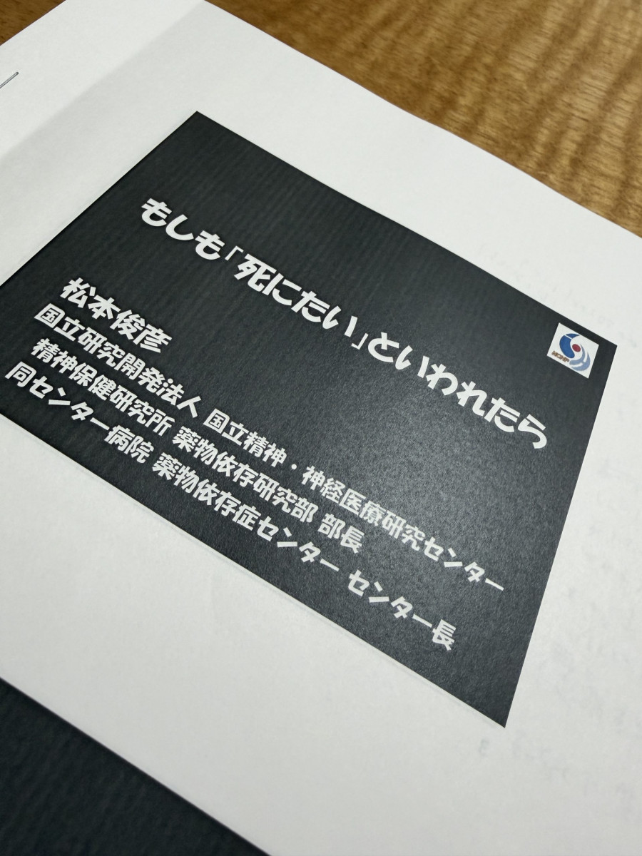 松本俊彦先生 研修会資料